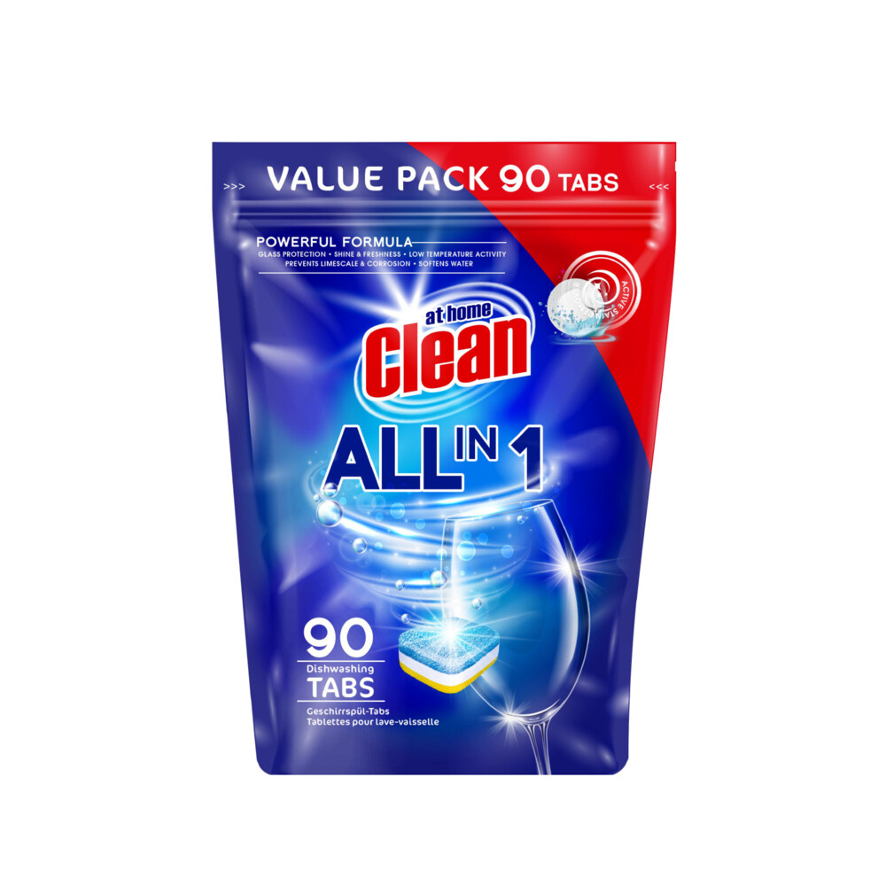 Product afbeelding van At Home All-in-1 vaatwastabletten - 270 tabletten