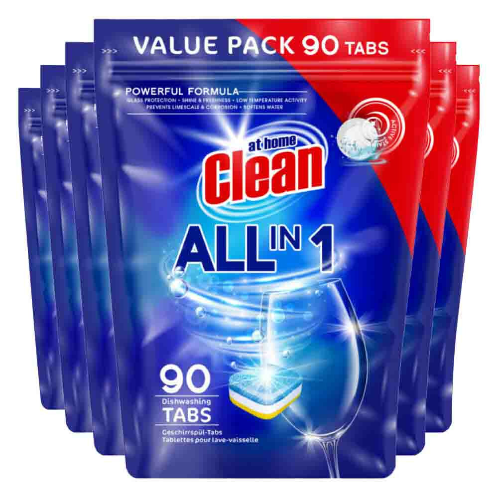 Product afbeelding van At Home Vaatwastabletten All-in-1 - 540 vaatwastabletten