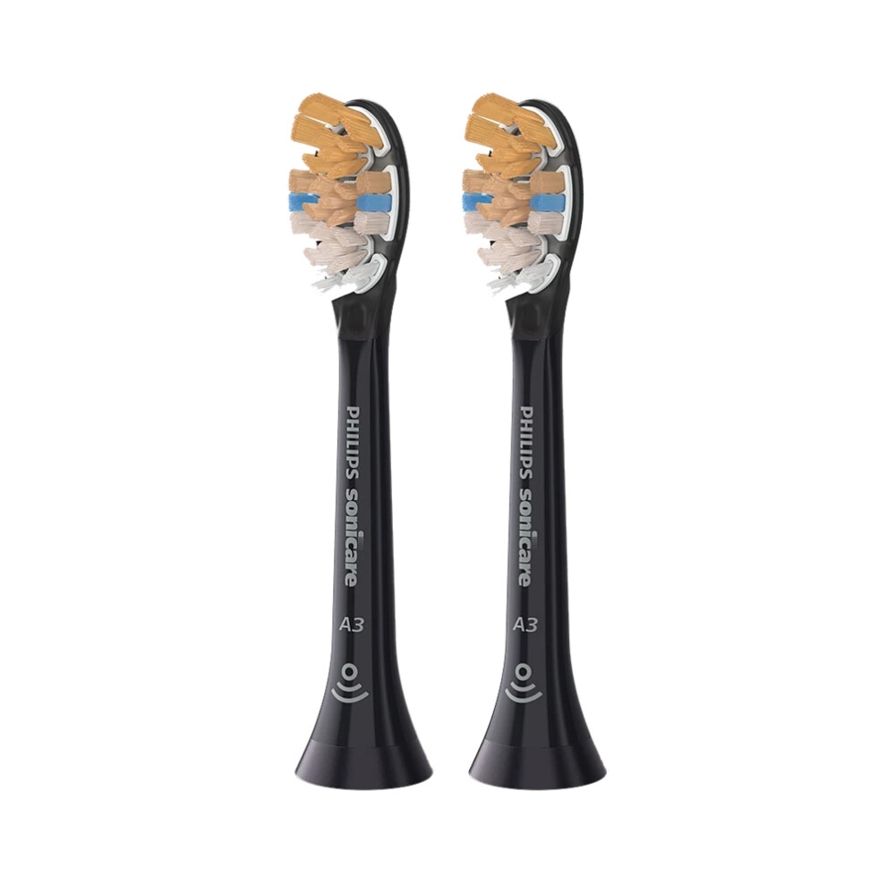 Product afbeelding van Philips Sonicare A3 Premium All-in-One opzetborstels - 2 stuks - Zwart - HX9092/11