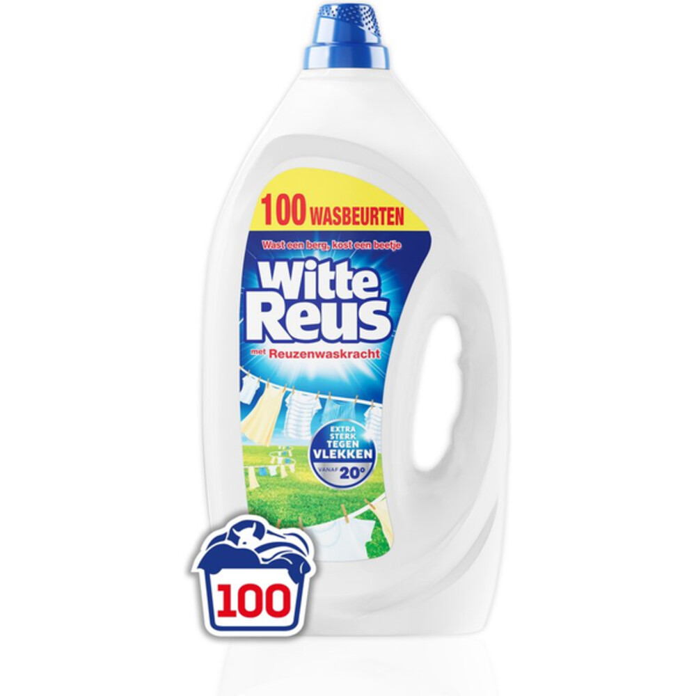 Product afbeelding van Witte Reus wasmiddel gel - 100 wasbeurten
