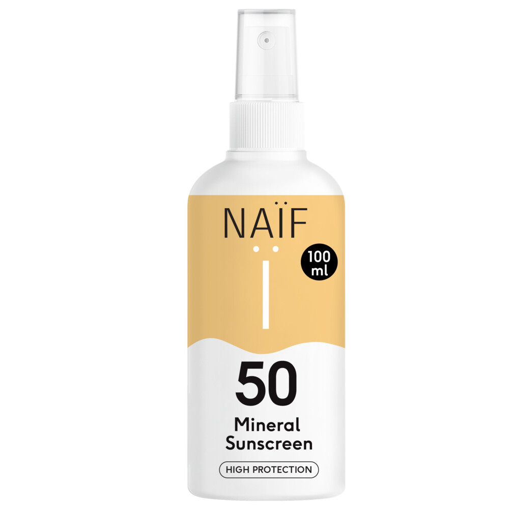 Product afbeelding van Naif Minerale Zonnebrandspray - SPF50 - 100 ml