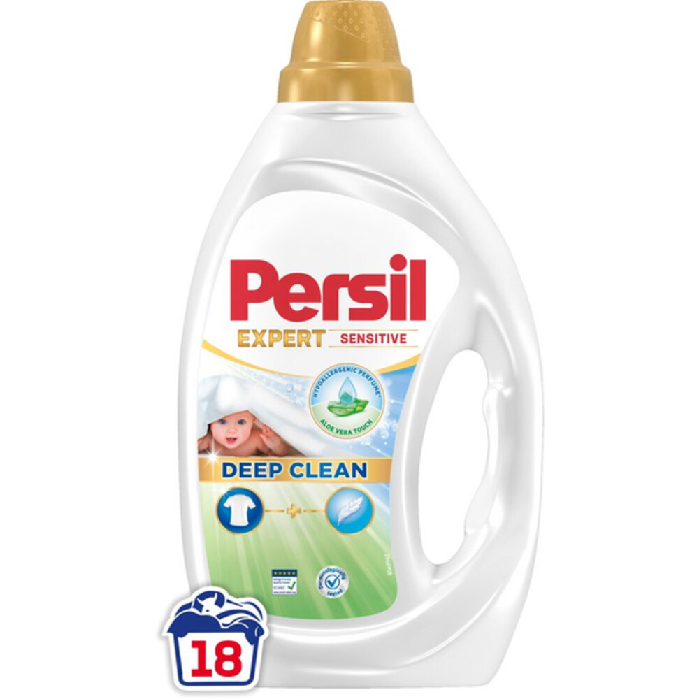 Product afbeelding van Persil wasmiddel - expert sensitive - 18 wasbeurten - 810 ml