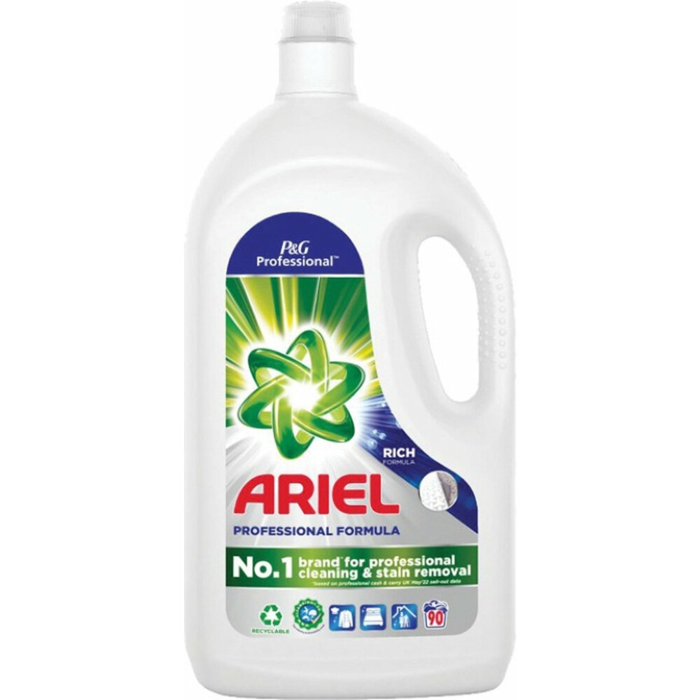 Product afbeelding van Ariel vloeibaar wasmiddel - Regular - 90 wasbeurten - 4,95 l