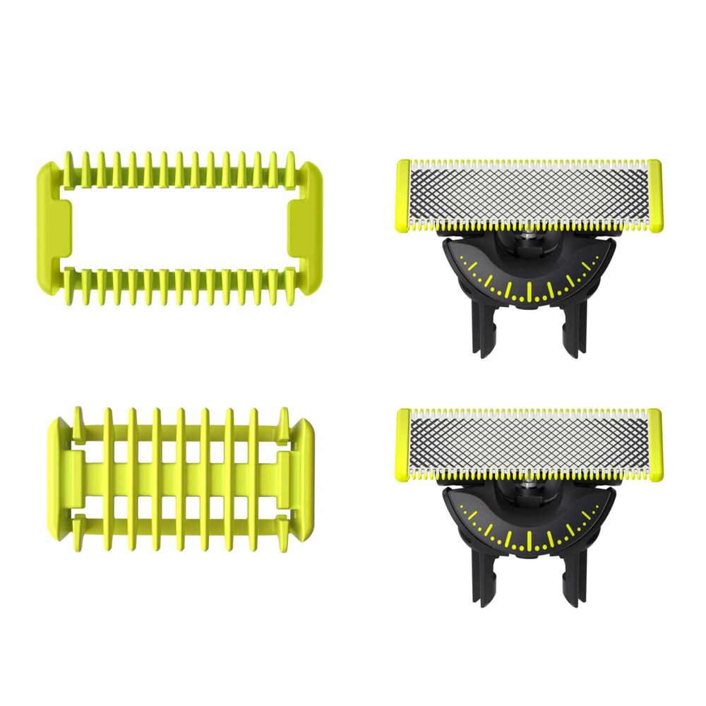 Product afbeelding van Philips OneBlade 360 scheermesjes - 2 stuks - QP624/50