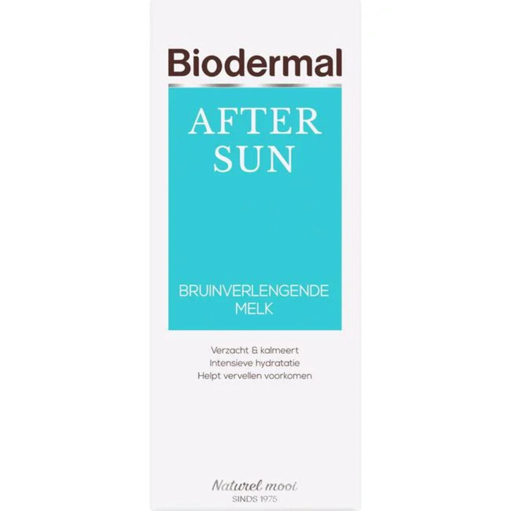 Product afbeelding van Biodermal Aftersun Bruinverlengende Melk - 200 ml