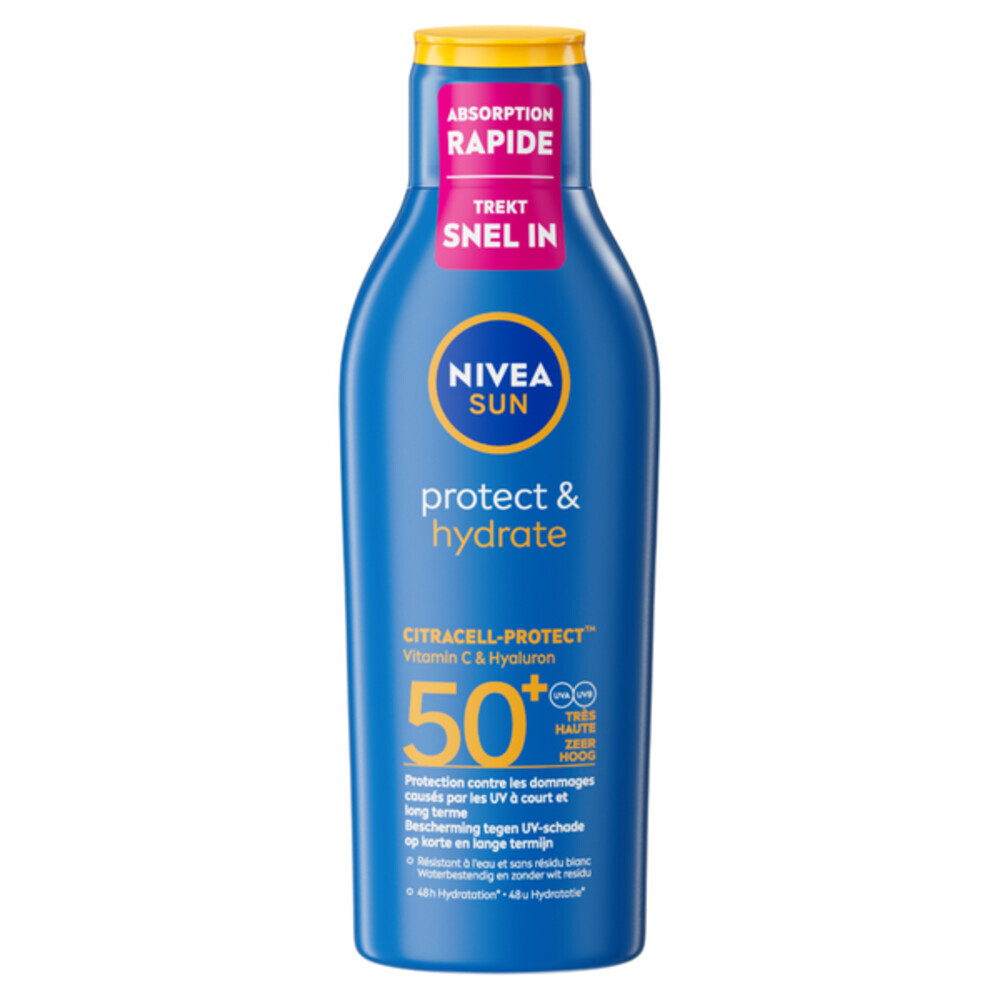 Product afbeelding van NIVEA SUN Protect & Hydrate Zonnebrand - SPF 50 - 200 ml