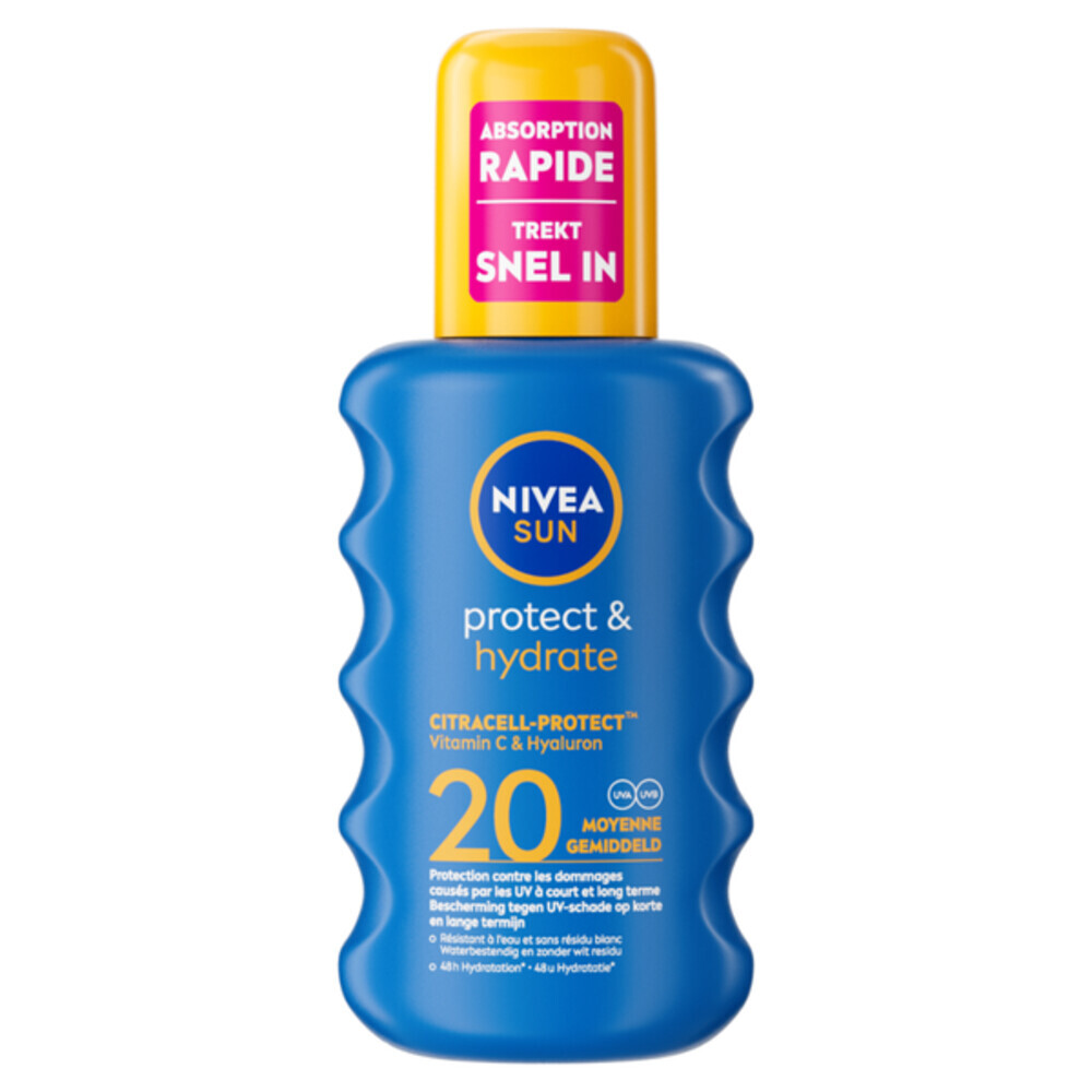 Product afbeelding van NIVEA Sun Protect & Hydrate Zonnespray - SPF20 - 200 ml